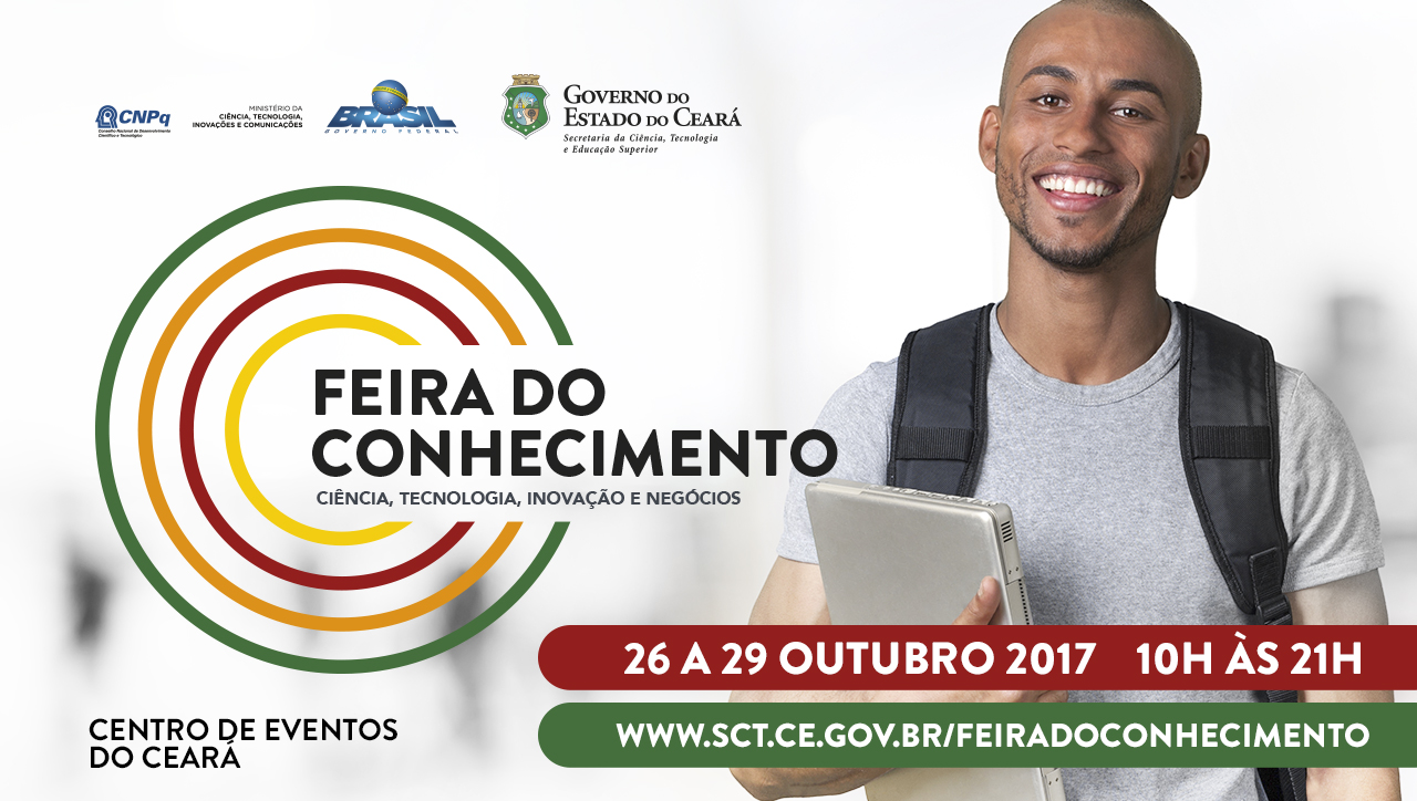 A Feira do Conhecimento vai reunir uma vasta programação nas áreas de negócios, games, robótica, empreendedorismo e inovação 