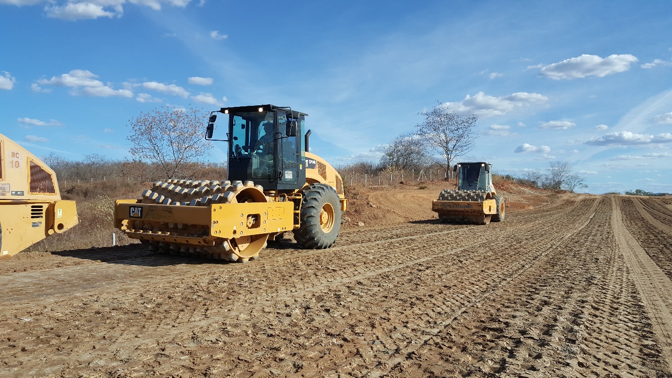 estrada em obras