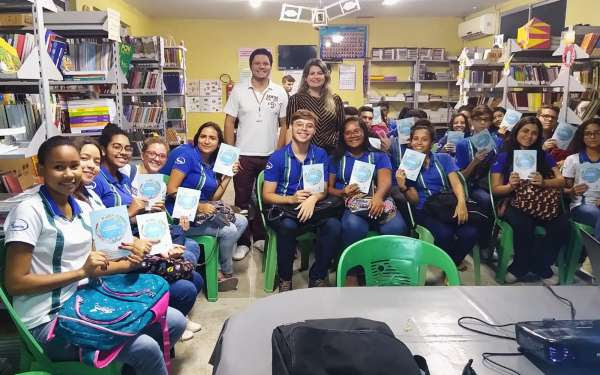 Escola Tenente Mário Lima em Maracanaú recebe a palestra Caminhos da Cidadania