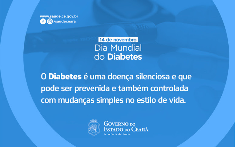 Banner dia Mundial do Diabetes